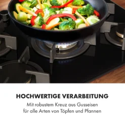 Goldflame 5 Gaskochfeld 5-flammig Messing-Brenner Glaskeramik Schwarz 15 Goldflame 5 Gaskochfeld 5-flammig Messing-Brenner Glaskeramik Schwarz -Küchenzubehör Verkaufsgeschäft 10034973 de 0007 logo