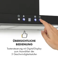 Limelight Dunstabzugshaube 60cm Wandhaube 600m³/h Schwarz -Küchenzubehör Verkaufsgeschäft 10034977 de 0008 logo