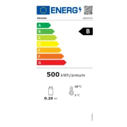 Steakhouse Pro Fleischreifeschrank 98 Ltr 1-25°C Touch Edelstahltür -Küchenzubehör Verkaufsgeschäft 10035176 energy label