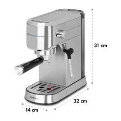 Futura Espressomaker 20 Bar 1450 Watt 20 Bar Wassertank: 1,25 Liter Rostfreier Edelstahl 19 Futura Espressomaker 20 Bar 1450 Watt 20 Bar Wassertank: 1,25 Liter Rostfreier Edelstahl -Küchenzubehör Verkaufsgeschäft 10035183 yy 0010 logo