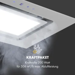 Hektor Brilliant Edition Lüfterbaustein 52 Cm 506 M³/h Touch Glas -Küchenzubehör Verkaufsgeschäft 10035187 de 0003 logo