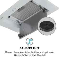 Hektor Brilliant Edition Lüfterbaustein 52 Cm 506 M³/h Touch Glas -Küchenzubehör Verkaufsgeschäft 10035187 de 0006 logo