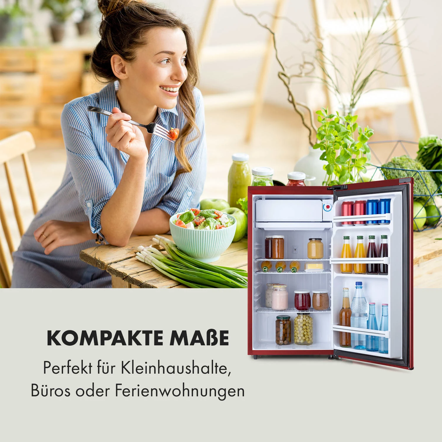 Yummy Kühlschrank Mit Gefrierfach 90 Liter 42dB 8 Yummy Kühlschrank Mit Gefrierfach 90 Liter 42dB – Bild 8