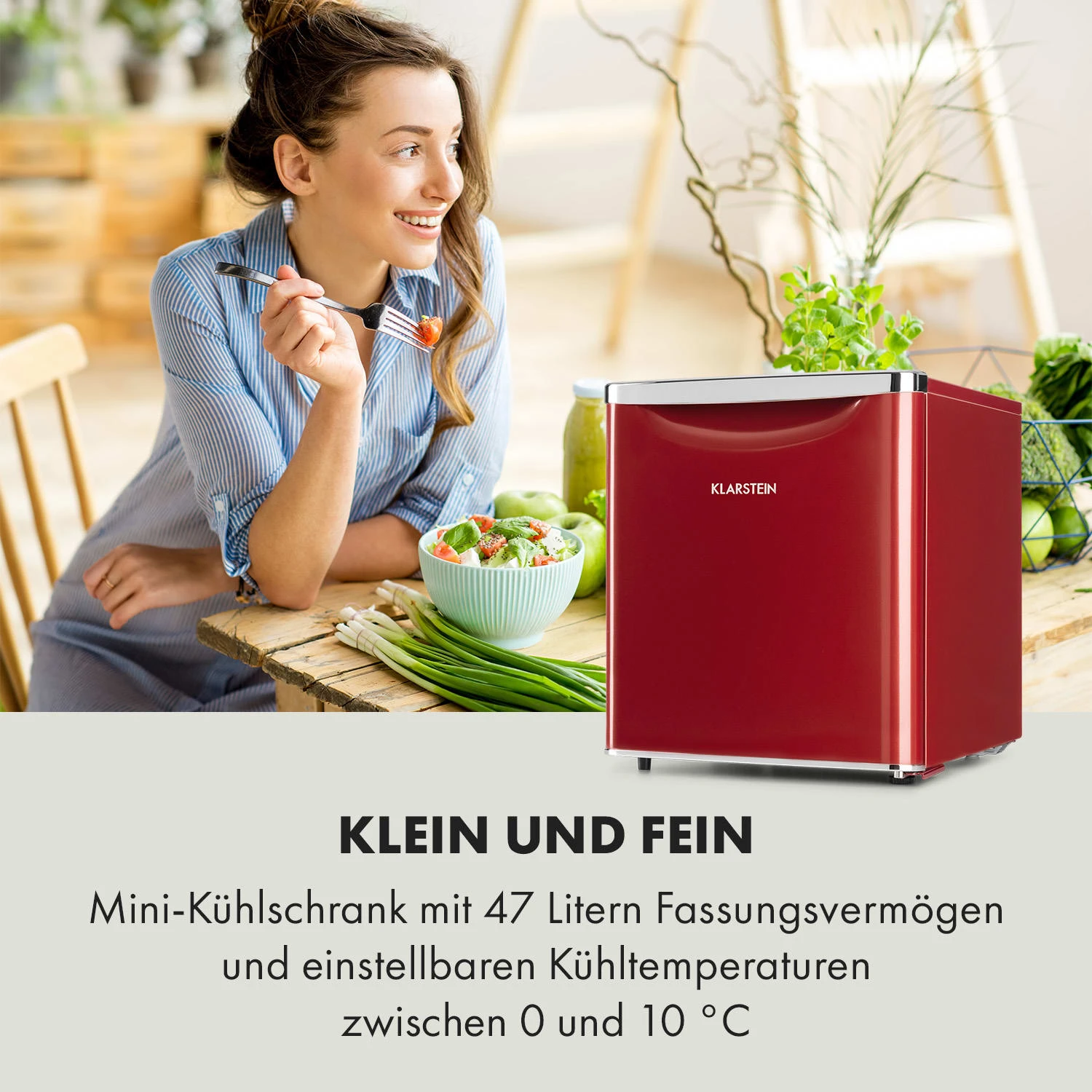Yummy Kühlschrank Mit Gefrierfach 45 Liter 42dB 2 Yummy Kühlschrank Mit Gefrierfach 45 Liter 42dB – Bild 2