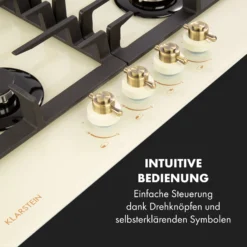 Victoria 4 Zonen Gaskochfeld 4-flammig Sabaf-Brenner Glaskeramik -Küchenzubehör Verkaufsgeschäft 10035270 de 0004 logo