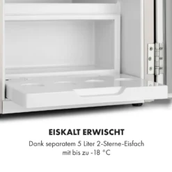 Audrey Mini 2in1 Kühlschrank EEC F Gefrierfach LED -Küchenzubehör Verkaufsgeschäft 10035310 de 0004 logo