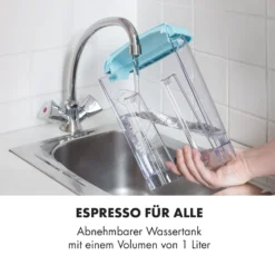 Espressionata Gusto Espressomaschine 1100W 15 Bar Druck -Küchenzubehör Verkaufsgeschäft 10035377 de 0005 logo