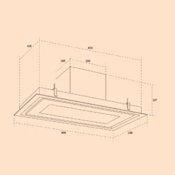 Remy Brilliant Edition Inselhaube 90cm 609 M³/h EEK A LED Glas 14 Remy Brilliant Edition Inselhaube 90cm 609 M³/h EEK A LED Glas -Küchenzubehör Verkaufsgeschäft 10035477 yy 0007 logo