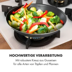 Goldflame 4 Gaskochfeld 4-flammig Messing-Brenner Glaskeramik -Küchenzubehör Verkaufsgeschäft 10035499 de 0007 logo