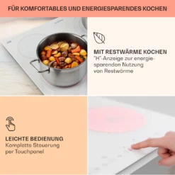 Virtuosa 4 Einbaukochfeld 4 Zonen 6500W Glaskeramik 12 Virtuosa 4 Einbaukochfeld 4 Zonen 6500W Glaskeramik -Küchenzubehör Verkaufsgeschäft 10035552 de 0004 usp