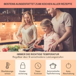 Virtuosa 4 Einbaukochfeld 4 Zonen 6500W Glaskeramik 13 Virtuosa 4 Einbaukochfeld 4 Zonen 6500W Glaskeramik -Küchenzubehör Verkaufsgeschäft 10035552 de 0005 usp