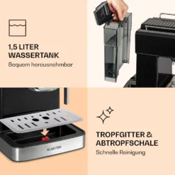 Gusto Classico Espressomaker 1350 Watt 20 Bar Druck 1,5 Liter 14 Gusto Classico Espressomaker 1350 Watt 20 Bar Druck 1,5 Liter -Küchenzubehör Verkaufsgeschäft 10035564 de 0007 logo