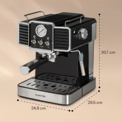 Gusto Classico Espressomaker 1350 Watt 20 Bar Druck 1,5 Liter 15 Gusto Classico Espressomaker 1350 Watt 20 Bar Druck 1,5 Liter -Küchenzubehör Verkaufsgeschäft 10035564 yy 0008 logo