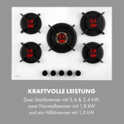 Goldflame 5 Gaskochfeld 5-flammig Messing-Brenner Glaskeramik 14 Goldflame 5 Gaskochfeld 5-flammig Messing-Brenner Glaskeramik -Küchenzubehör Verkaufsgeschäft 10035615 de 0006 logo