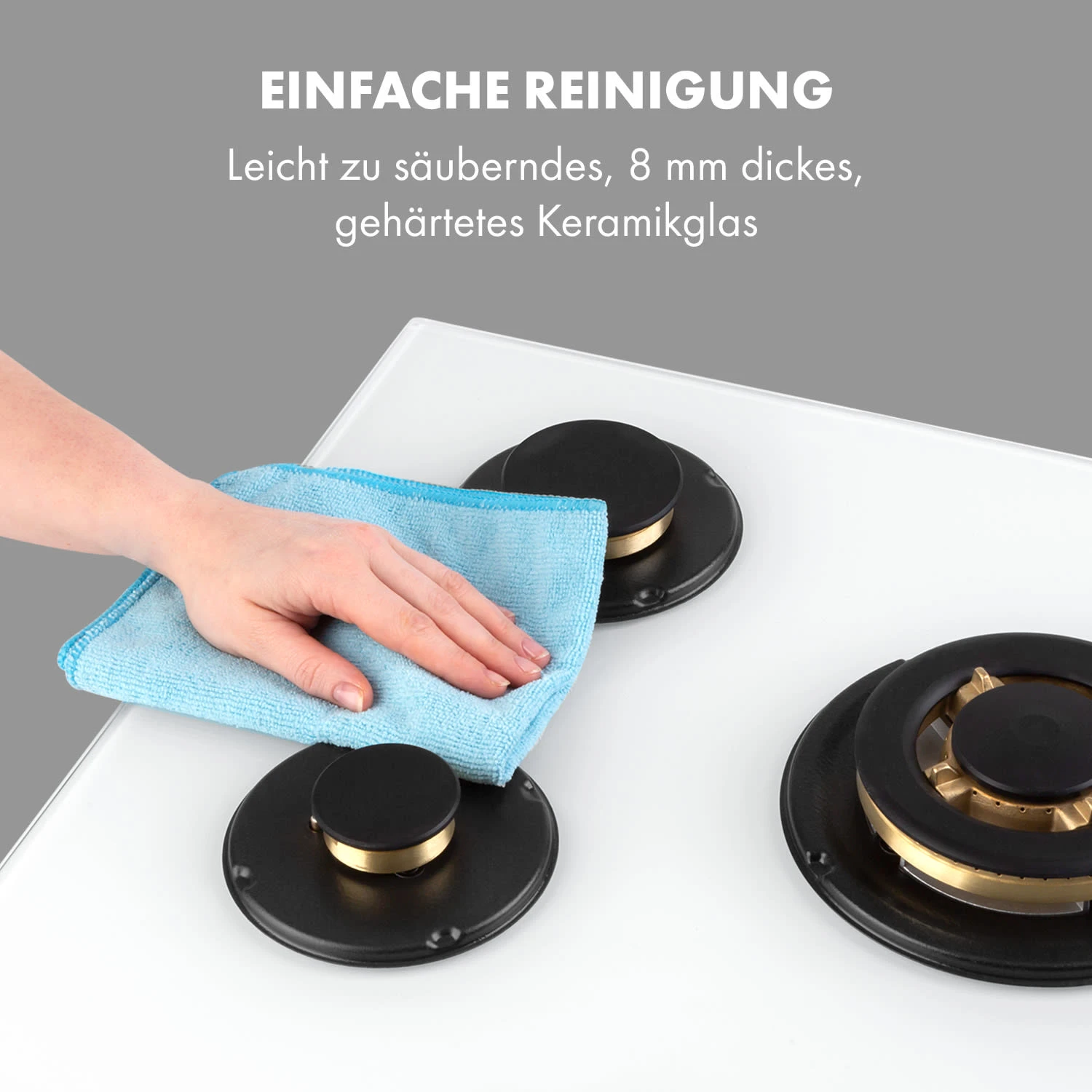 Goldflame 5 Gaskochfeld 5-flammig Messing-Brenner Glaskeramik 8 Goldflame 5 Gaskochfeld 5-flammig Messing-Brenner Glaskeramik – Bild 8