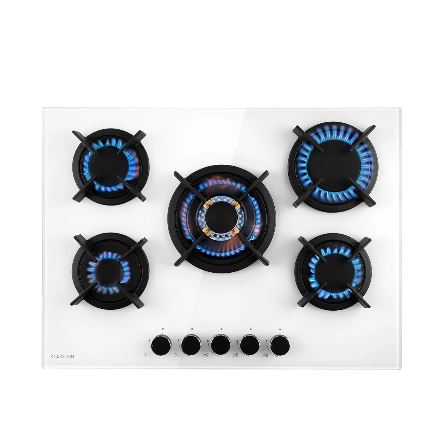 Goldflame 5 Gaskochfeld 5-flammig Messing-Brenner Glaskeramik 1 Goldflame 5 Gaskochfeld 5-flammig Messing-Brenner Glaskeramik