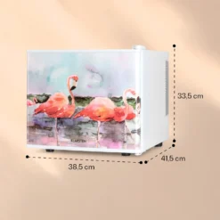 Pretty Cool Make-Up-Kühlschrank Flamingo 17 Liter 50 Watt 1 Boden -Küchenzubehör Verkaufsgeschäft 10035626 yy 0006 logo