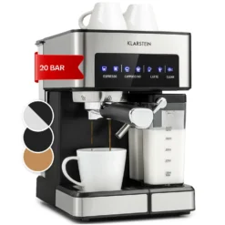 Arabica Comfort Espressomaschine 1350W 20 Bar 1,8l Touch-Bedienfeld
