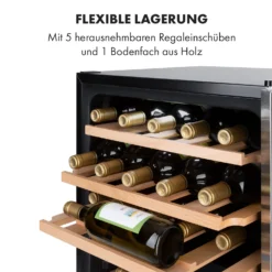 Vinamour 37 Duo Weinkühlschrank 2 Kühlzonen 112 Liter 37 Flaschen -Küchenzubehör Verkaufsgeschäft 10035663 de 0006 logo
