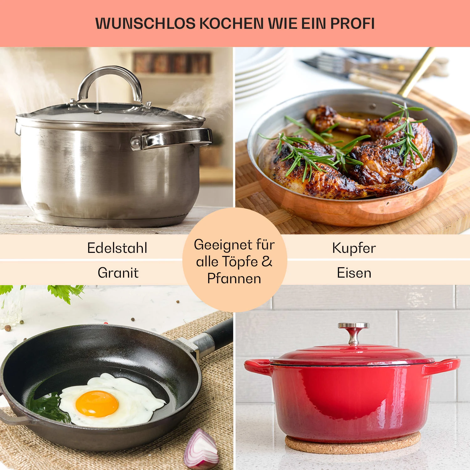 Cookbuddy Doppel-Kochfeld 2400W 5 Leistungsstufen Glaskeramik 8 Cookbuddy Doppel-Kochfeld 2400W 5 Leistungsstufen Glaskeramik – Bild 8