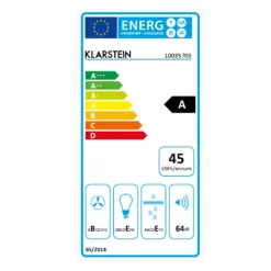 Kronleuchter Smart Inselabzugshaube 595m³/h App-Steuerung LED-Panel 17 Kronleuchter Smart Inselabzugshaube 595m³/h App-Steuerung LED-Panel -Küchenzubehör Verkaufsgeschäft 10035709 energy label