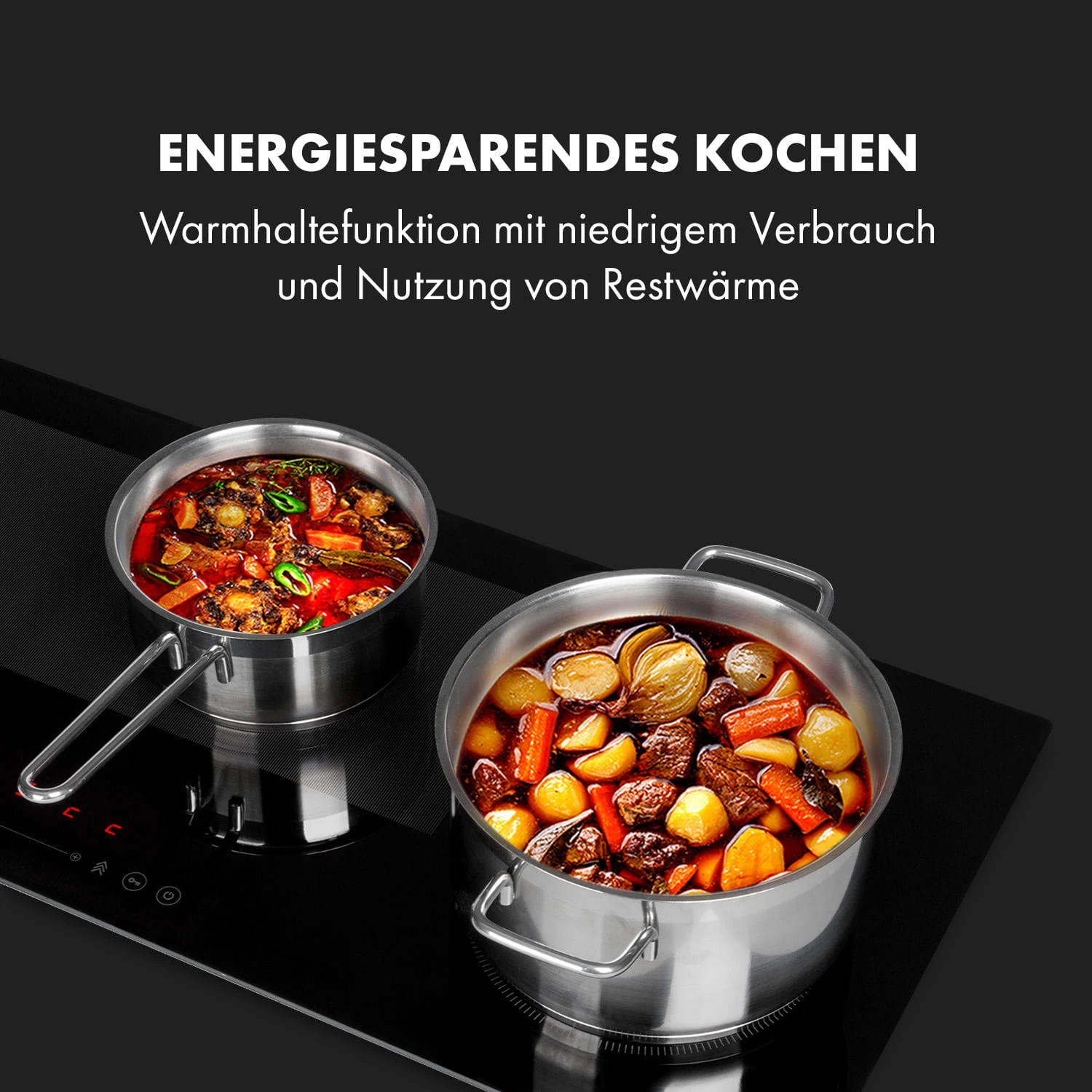 Delicatessa 90 Slim Einbaukochfeld Induktion 4 Zonen 7000W Autark 7 Delicatessa 90 Slim Einbaukochfeld Induktion 4 Zonen 7000W Autark – Bild 7