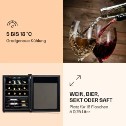 Ultimo 16 Uno Weinkühlschrank 42l Touch-Bedienfeld 16 Flaschen 5-18°C -Küchenzubehör Verkaufsgeschäft 10035777 de 0003 logo