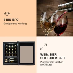 Ultimo 20 Uno Weinkühlschrank 53l Touch-Bedienfeld 131W 5-18°C 11 Ultimo 20 Uno Weinkühlschrank 53l Touch-Bedienfeld 131W 5-18°C -Küchenzubehör Verkaufsgeschäft 10035778 de 0003 logo