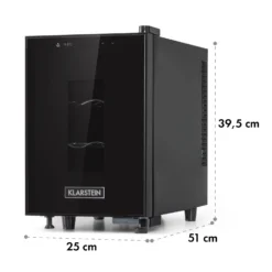Bellevin 6 Uno Weinkühlschrank 17 Liter 11-18 °C SingleZone LED -Küchenzubehör Verkaufsgeschäft 10035858 yy 0008 logo