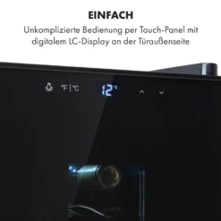 Bellevin 8 Uno Weinkühlschrank 23 Liter 11-18 °C LED Touch SingleZone -Küchenzubehör Verkaufsgeschäft 10035862 de 0004 logo