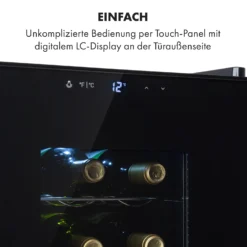 Bellevin 18 Uno Weinkühlschrank 50 Liter 11-18 °C LED Touch SingleZone -Küchenzubehör Verkaufsgeschäft 10035863 de 0004 logo