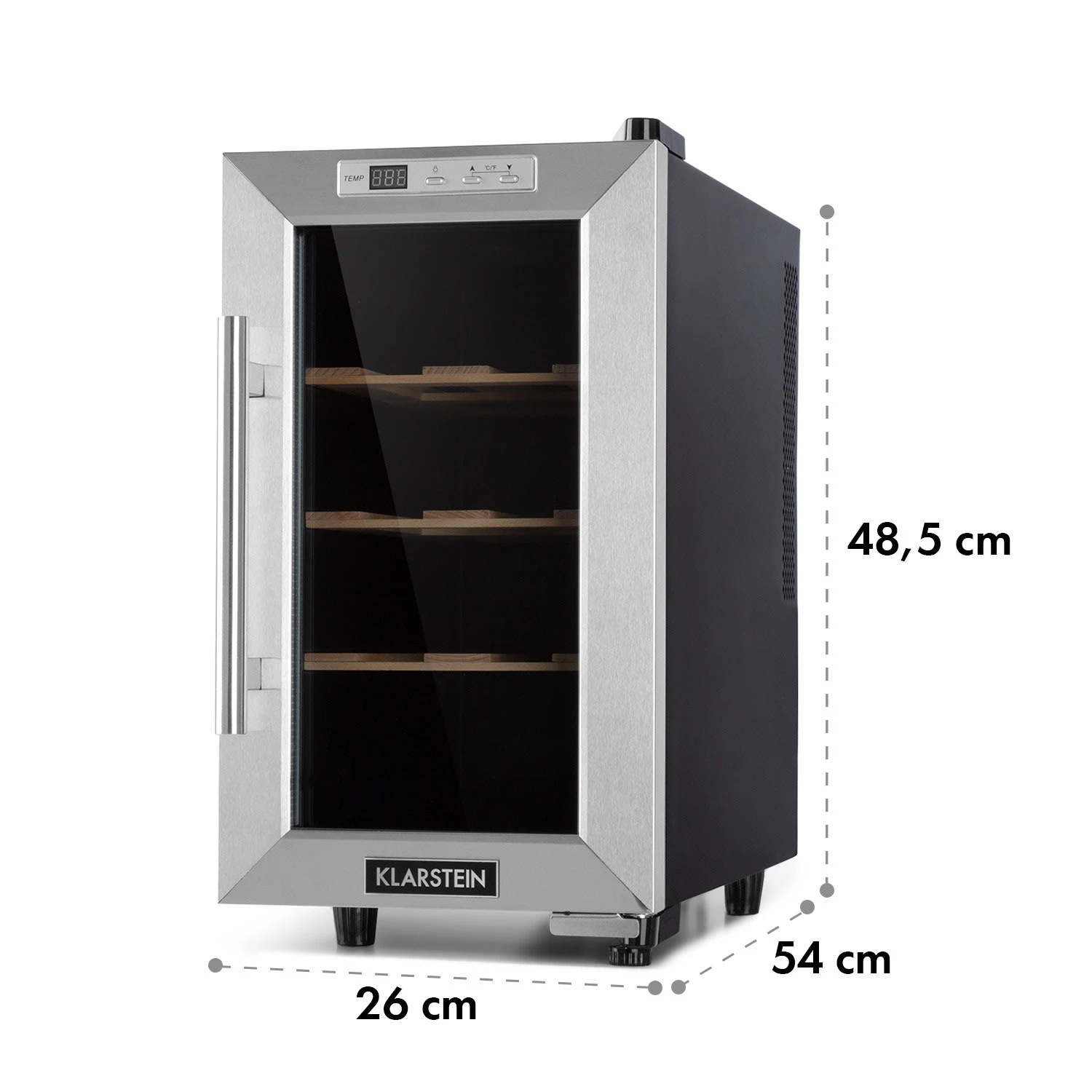 Reserva 8 Uno Weinkühlschrank 23 Ltr 8 Fl 11-18 °C 26 DB Edelstahl 8 Reserva 8 Uno Weinkühlschrank 23 Ltr 8 Fl 11-18 °C 26 DB Edelstahl – Bild 8