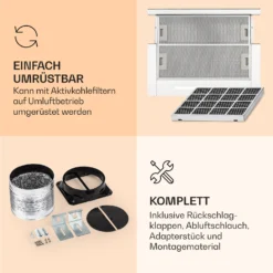 Mariana Neo 60 Flachschirmhaube 60cm 640 M³/h Abluft LED -Küchenzubehör Verkaufsgeschäft 10035925 de 0006 logo