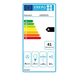 Mariana Neo 60 Flachschirmhaube 60cm 640 M³/h Abluft LED -Küchenzubehör Verkaufsgeschäft 10035925 energy label