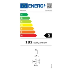 Geheimversteck Mini-Kühlschrank 2 Ebenen 17Ltr. 26dB Thermoelektrisch 13 Geheimversteck Mini-Kühlschrank 2 Ebenen 17Ltr. 26dB Thermoelektrisch -Küchenzubehör Verkaufsgeschäft 10036104 energy label