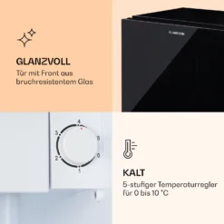Luminance Frost Mini-Kühlschrank 45l EEK F Gefrierfach 1,5l Glastür -Küchenzubehör Verkaufsgeschäft 10036164 de 0004 logo