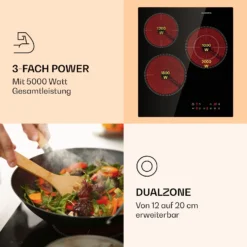 Virtuosa 3 Slim Kochfeld 3 Felder 5000 W Dualzone Timer Keramik 9 Virtuosa 3 Slim Kochfeld 3 Felder 5000 W Dualzone Timer Keramik -Küchenzubehör Verkaufsgeschäft 10036334 de 0003 logo