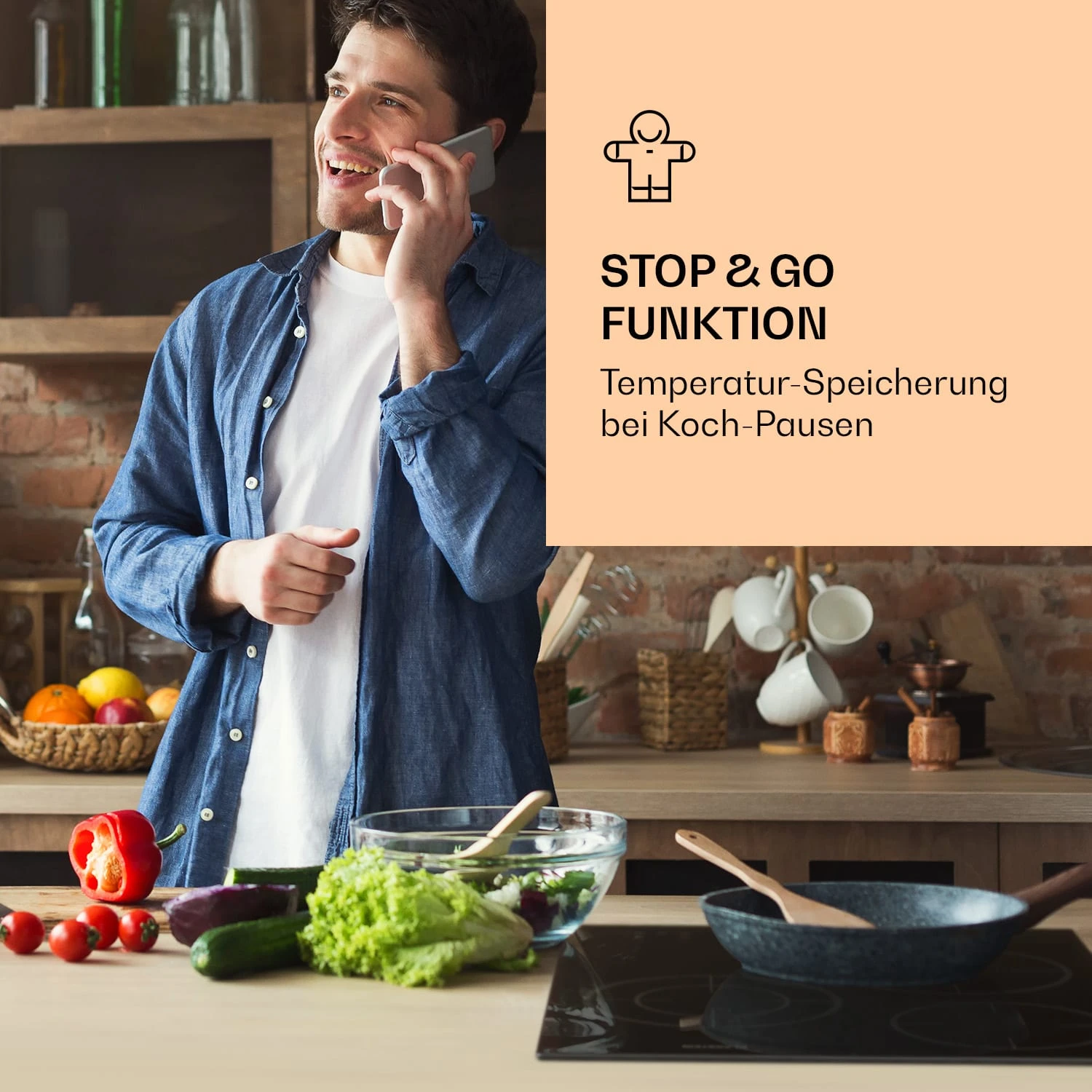 Virtuosa 3 Slim Kochfeld 3 Felder 5000 W Dualzone Timer Keramik 5 Virtuosa 3 Slim Kochfeld 3 Felder 5000 W Dualzone Timer Keramik – Bild 5