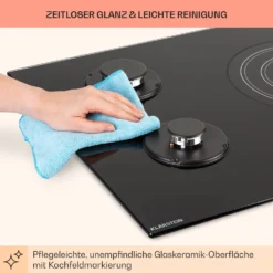 MultiChef 5 Kombi-Gaskochfeld Gas/Glaskeramik 5 Zonen -Küchenzubehör Verkaufsgeschäft 10036338 de 0008 usp