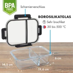 Glaswerk Jardine Frischhaltedosen 3er Set 2 Kammern 1040 Ml Borosilikatglas Deckel 13 Glaswerk Jardine Frischhaltedosen 3er Set 2 Kammern 1040 Ml Borosilikatglas Deckel -Küchenzubehör Verkaufsgeschäft 10036376 de 0007 logo