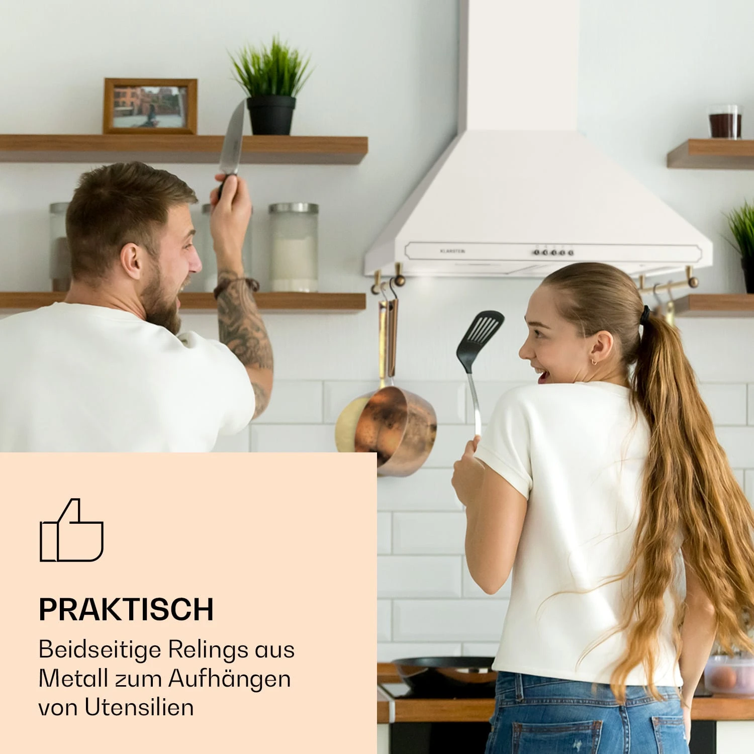 Victoria Dunstabzugshaube 60cm Retro-Design 644,5m³/h 2 LED-Lampen 2 Victoria Dunstabzugshaube 60cm Retro-Design 644,5m³/h 2 LED-Lampen – Bild 2