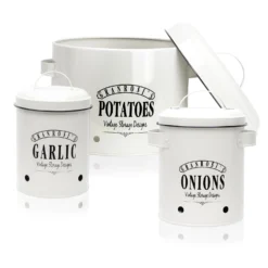 Georgia Vorratsbehälter 3er-Set Emaille-Stahlblech Vintage Rostfrei 8 Georgia Vorratsbehälter 3er-Set Emaille-Stahlblech Vintage Rostfrei -Küchenzubehör Verkaufsgeschäft 10037447 yy 0003 logo