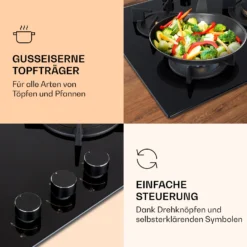 Goldflame 3 Gaskochfeld 3-flammig Messing-Brenner Glaskeramik 9 Goldflame 3 Gaskochfeld 3-flammig Messing-Brenner Glaskeramik -Küchenzubehör Verkaufsgeschäft 10037805 de 0003 logo