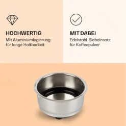 Passionata Espressomaker Siebträger Aluminiumlegierung Zubehör -Küchenzubehör Verkaufsgeschäft 10037856 de 0003 logo