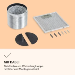 Barella Dunstabzugshaube 35,5 X 93,5 X 43 Cm Umluft 557 M³/h LED Aktivkohlefilter -Küchenzubehör Verkaufsgeschäft 10037863 de 0005 logo