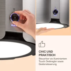 Skyfall Smart Inselabzugshaube Ø45cm Umluft 402m³/h LED -Küchenzubehör Verkaufsgeschäft 10037973 de 0004 logo