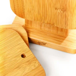 6er-Set Bambus-Frühstücksbrett Mit Ständer 22 X 0,9 X 16 Cm (BxHxT) Pflegeleicht -Küchenzubehör Verkaufsgeschäft 10038024 yy 0003 logo