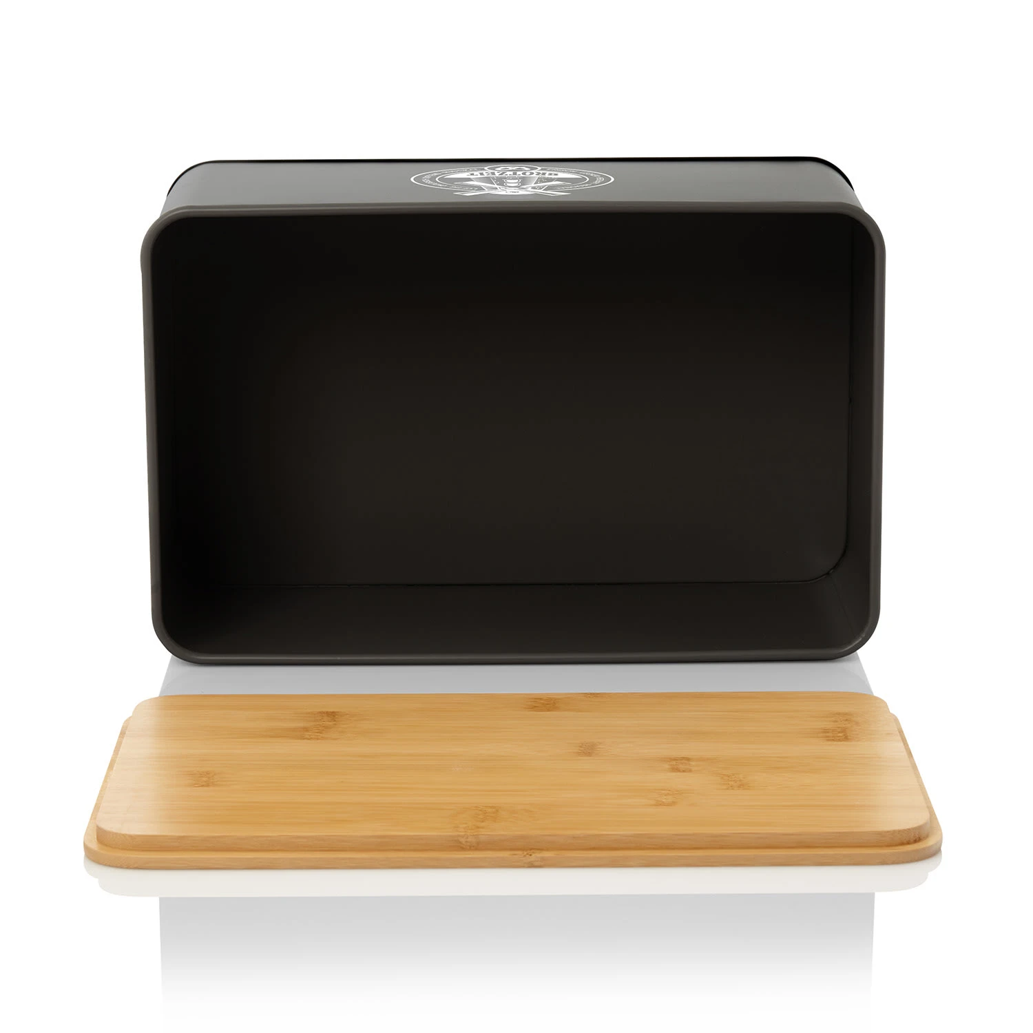 Stigby 2-in-1 Brotkasten Mit Schneidebrett Metallblech Bambus 6 Stigby 2-in-1 Brotkasten Mit Schneidebrett Metallblech Bambus – Bild 6