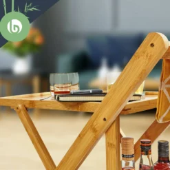 Servierwagen 2 Etagen 4 Rollen 66x70x40,5cm (BxHxT) Bambus 9 Servierwagen 2 Etagen 4 Rollen 66x70x40,5cm (BxHxT) Bambus -Küchenzubehör Verkaufsgeschäft 10038117 yy 0004 logo