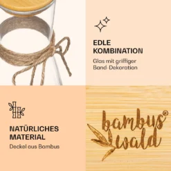 Glaskaraffe Mit Bambusdeckel Borosilikatglas Hitzebeständig 10 Glaskaraffe Mit Bambusdeckel Borosilikatglas Hitzebeständig -Küchenzubehör Verkaufsgeschäft 10038230 de 0004 logo